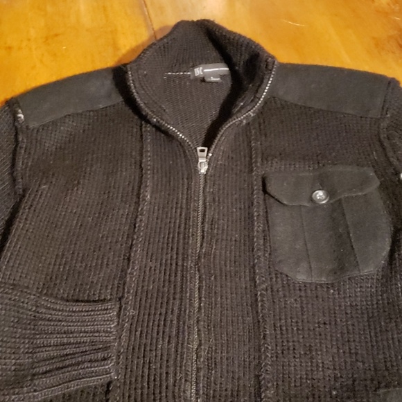 INC International Concepts Sweaters - INC Ladies Black zip up sweater